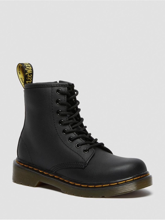 Dr. Martens Other - Dr. Martens Black Leather 8-Eye Boot with Yellow Stitching